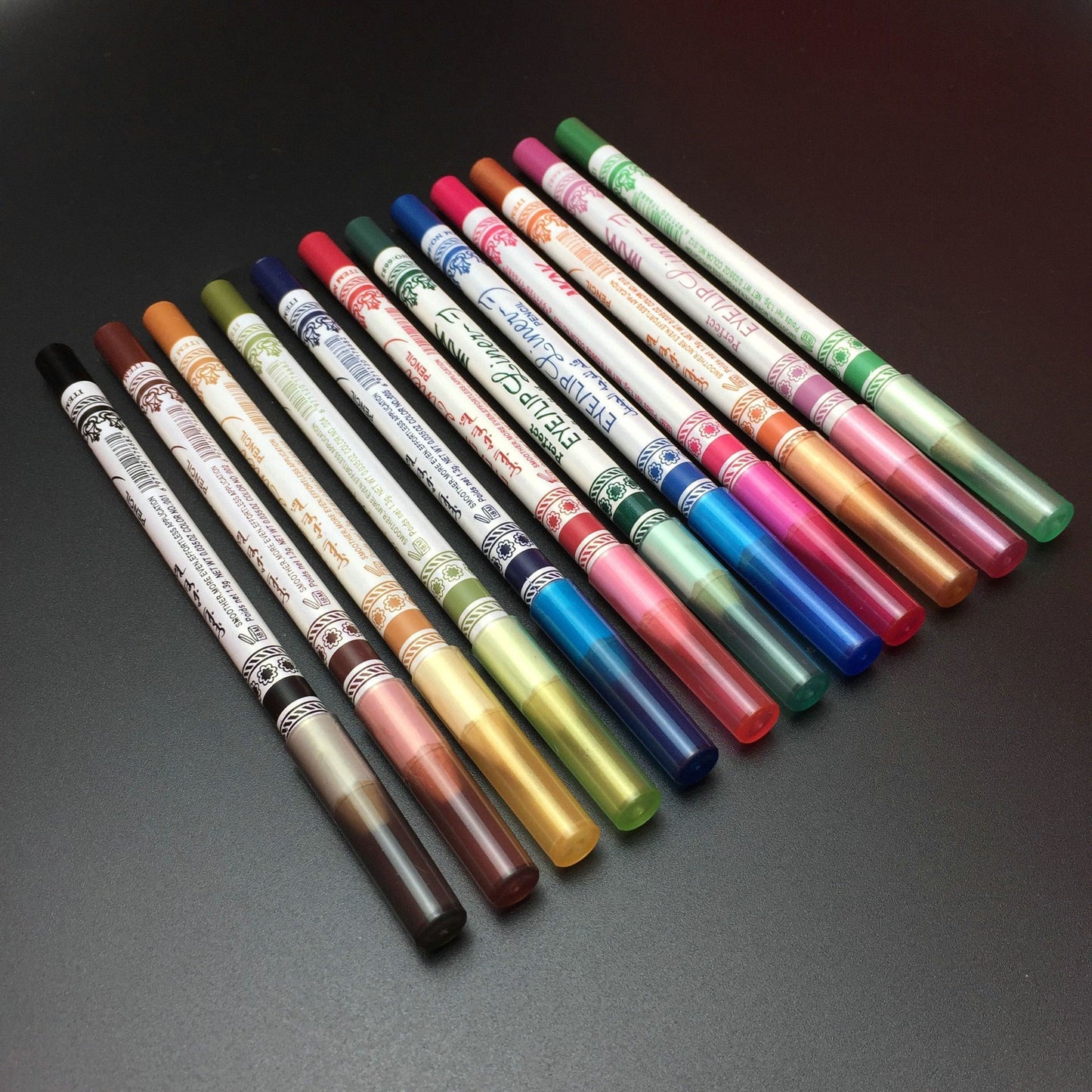 cosmetics pencils lip liner eye liner eyebrow liner