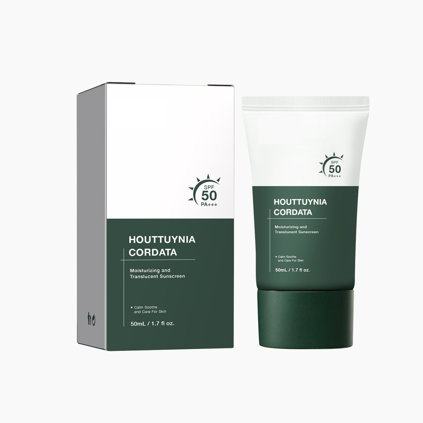 Houttuynia Cordata Sunscreen Cream Hydrating, Moisturizing And Fading