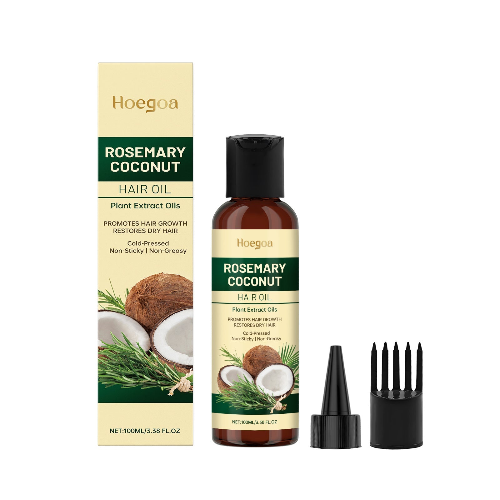 Rosemary Coconut Hair Oil Nourishing Moisturizing Fragrance Care  