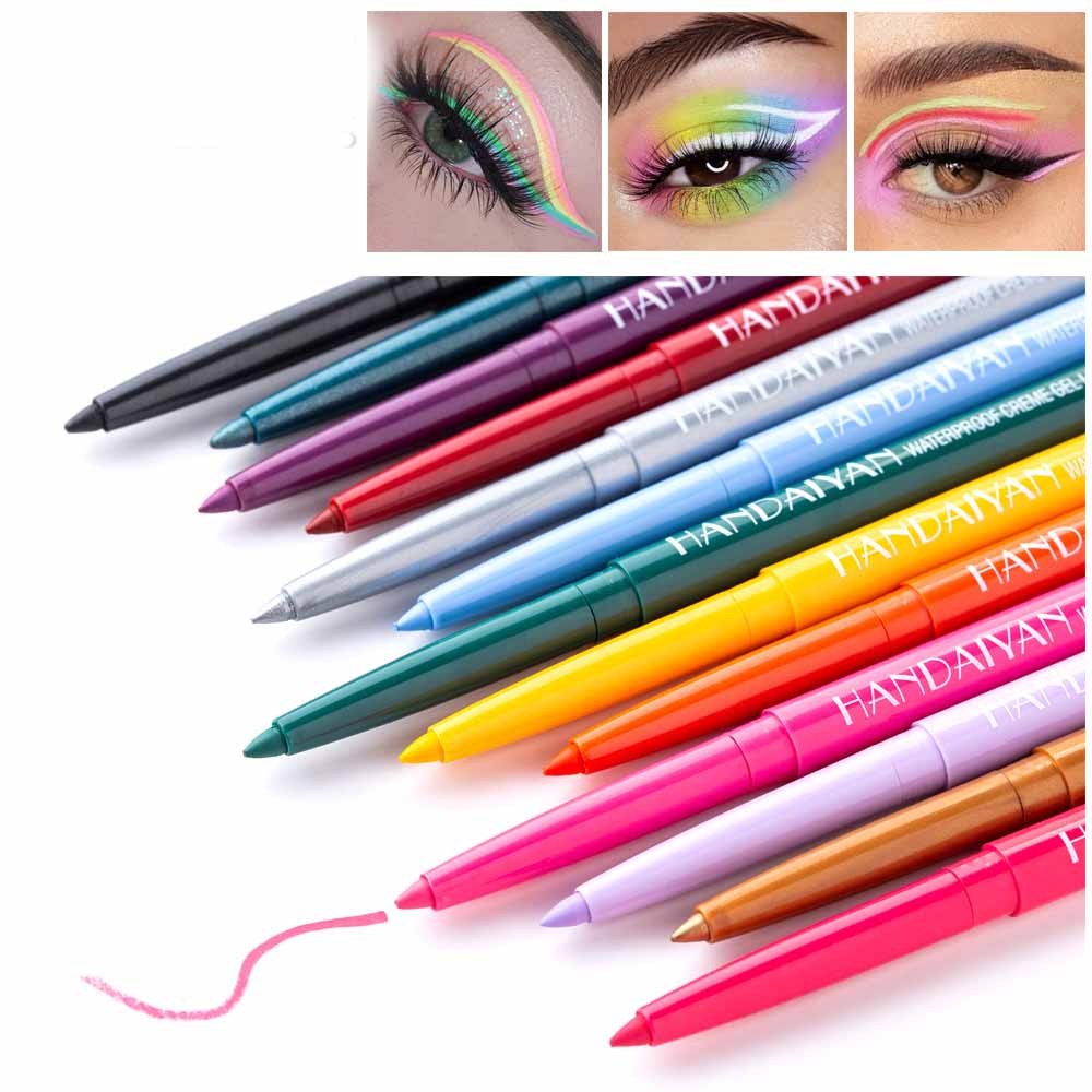 Cat Eye Makeup Waterproof Neon Colorful Liquid Eyeliner Pen