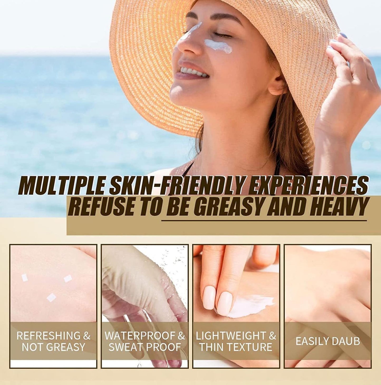 Probiotics Sunscreen Cream Prevent And Isolate Ultraviolet Rays